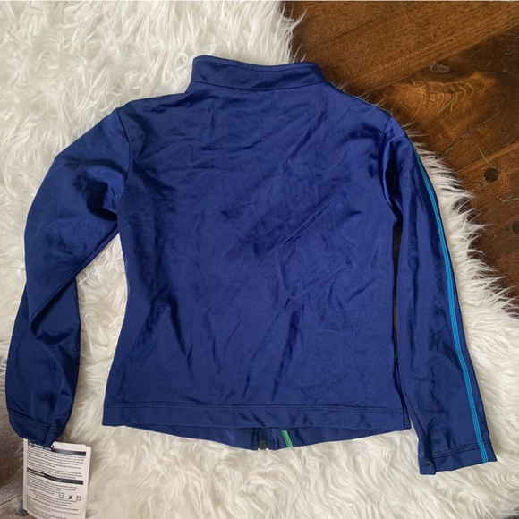 GK Elite gymnastics warm-up jacket by Elite Sportswear,  NEW NWT blue, zip front - Picture 7 of 10